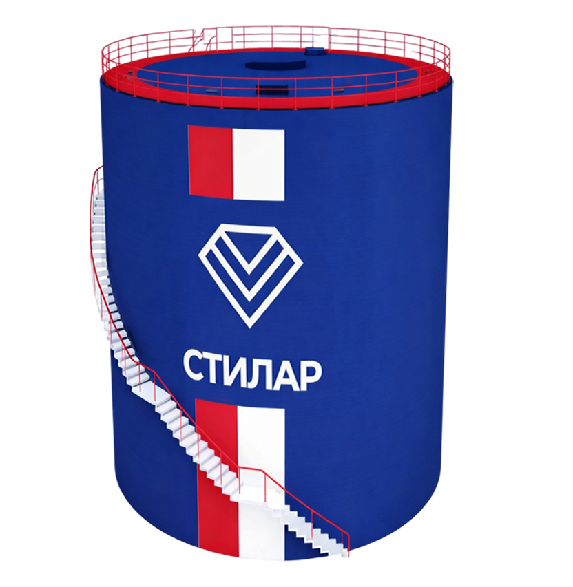 Цельносварной резервуар РВС для спирта 50 м³ от завода-производителя